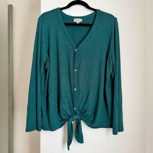 LOFT Outlet button up long sleeve shirt Size XL